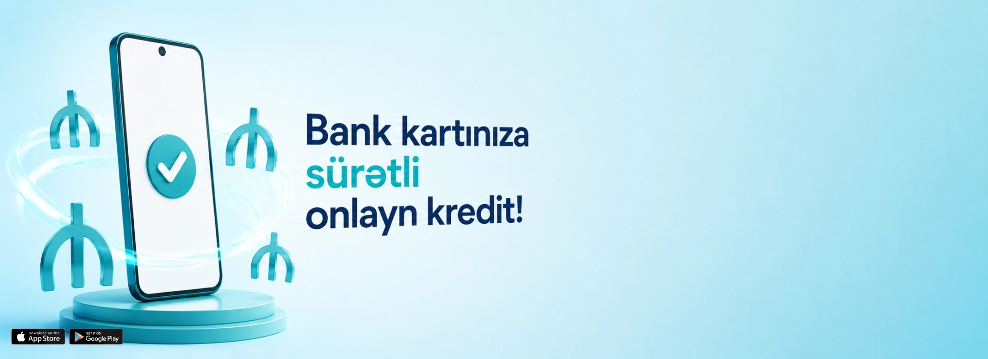 Bank kartınıza sürətli onlayn kredit!